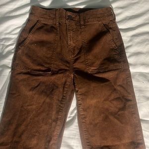 AE Corduroy Super High-Waisted Flare Pant
